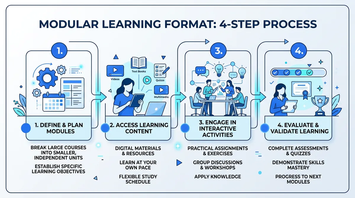 Формат обучения — модульная структура и подача информации об автостраховании